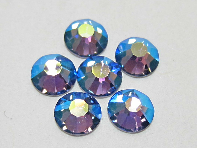 1 Gross 16ss BLUE VIOLET AB (maxima) FLATBACK PRECIOSA Rhinestones